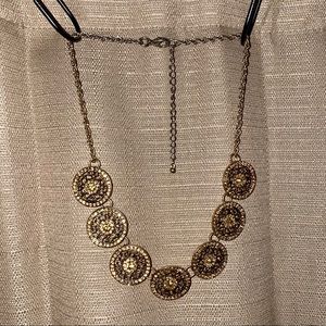 Jeweled statement necklace